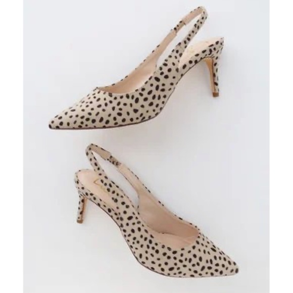 Lulus  black & white mid low heels - Picture 2 of 4